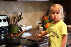 playdough making